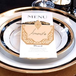 🆕 Art Deco 💍 119 wedding placement Cards 💍